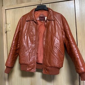 Vintage Leather bomber jacket